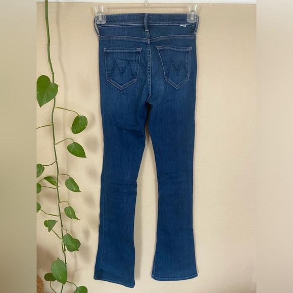 MOTHER Dark Wash Flares - Picture 2 of 2